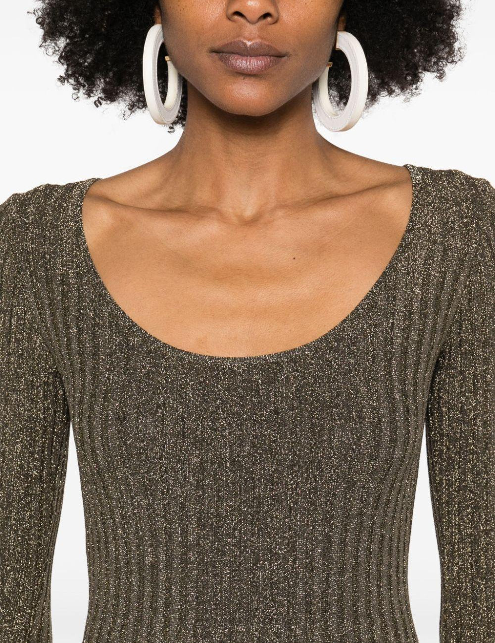 Abito in maglia raquel in marrone Staud - donna 