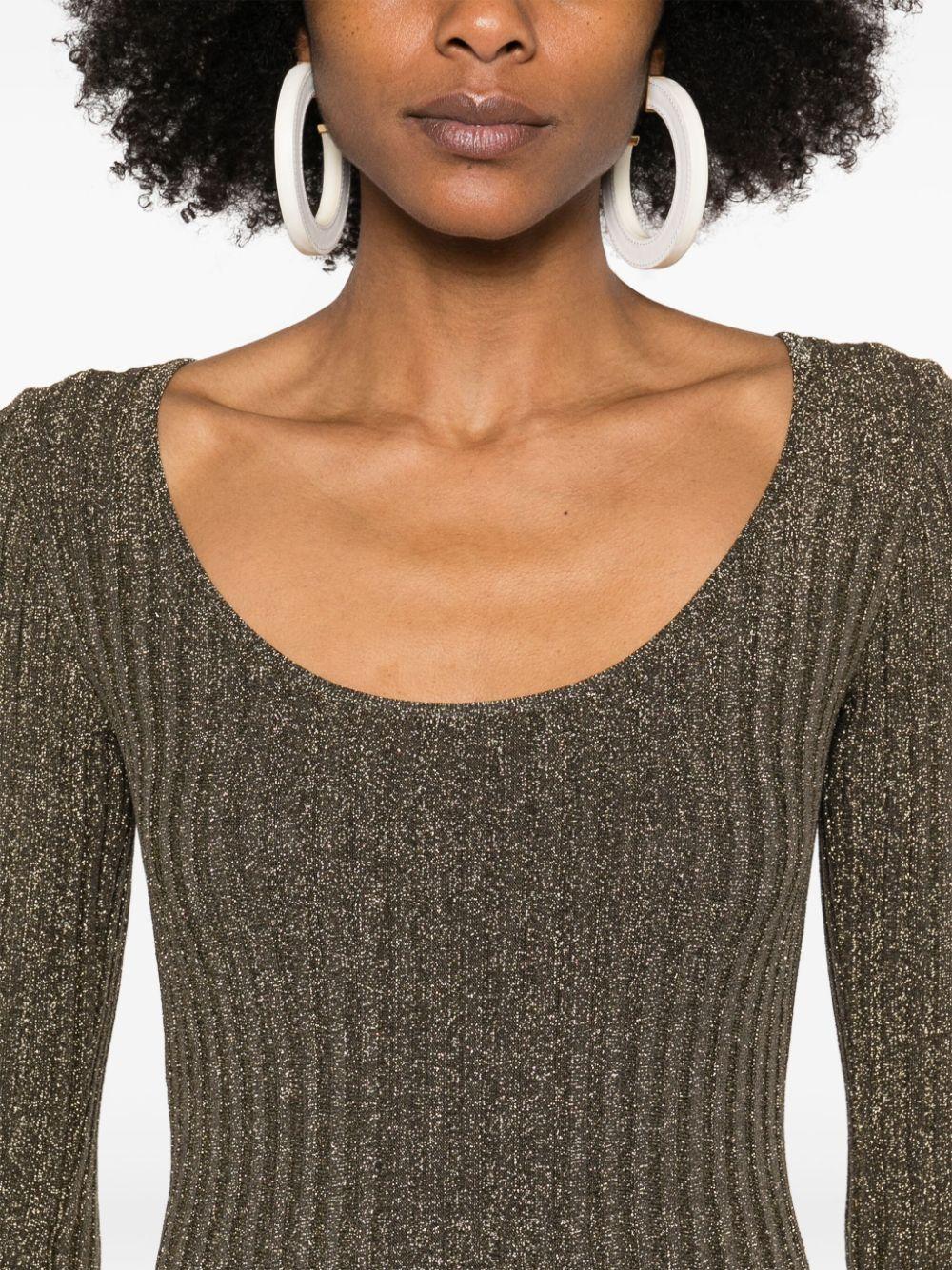 Abito in maglia raquel in marrone Staud - donna 