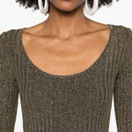 Abito in maglia raquel in marrone Staud - donna 