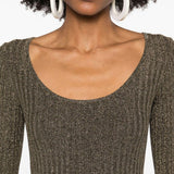 Abito in maglia raquel in marrone Staud - donna 