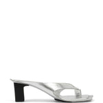 Sandali metallizzati in argento Mm6 maison margiela - donna 
