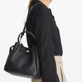 Borsa a mano romy in nero tory burch - donna 