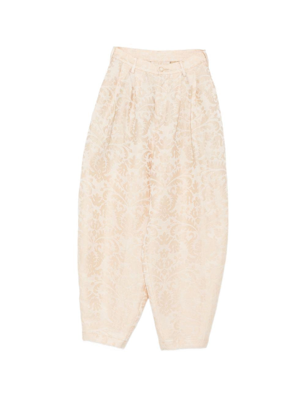 Pantaloni in jacquard Piper in beige Uma wang  - donna 