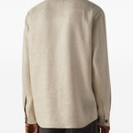 Camicia con bottoni in beige Zegna - uomo 