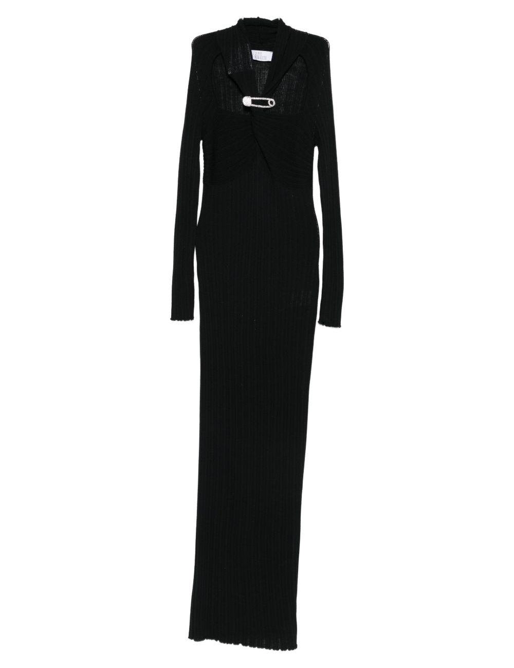 Abito maxi con cut-out in nero Giuseppe di morabito - donna 