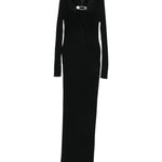 Abito maxi con cut-out in nero Giuseppe di morabito - donna 