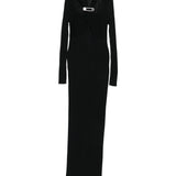Abito maxi con cut-out in nero Giuseppe di morabito - donna 