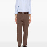 Camicia a maniche lunghe in lino in blu Zegna - uomo 