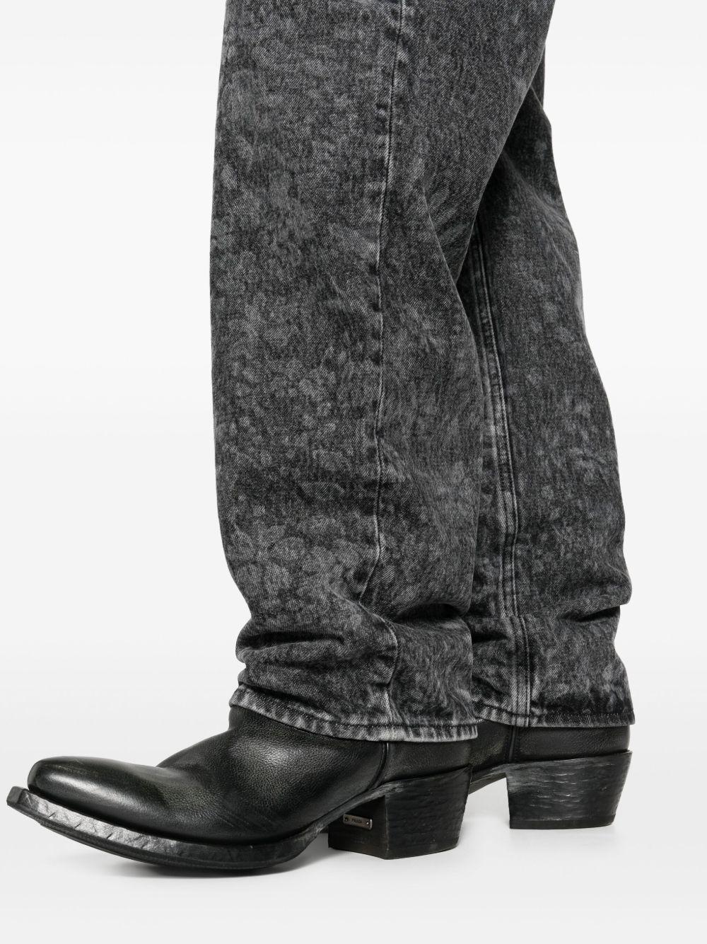 Jeans a gamba dritta in nero Golden goose - donna 