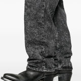 Jeans a gamba dritta in nero Golden goose - donna 