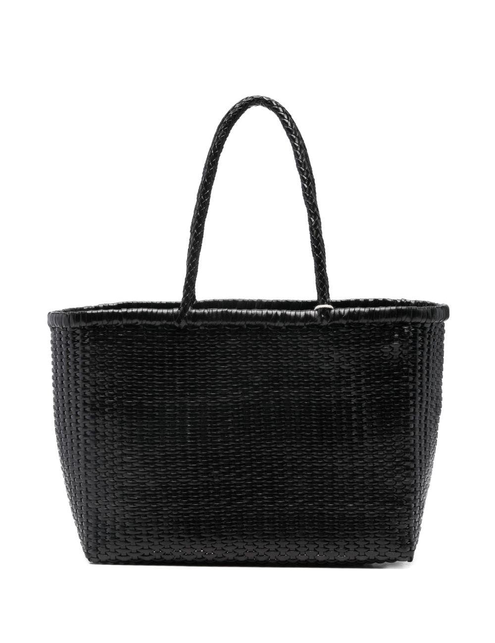 Borsa tote intrecciata b.weave in nero Dragon diffusion - donna 