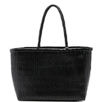 Borsa tote intrecciata b.weave in nero Dragon diffusion - donna 