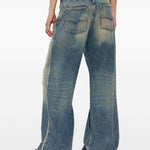 Jeans effetto usurato d-sire-yu del 1996 in blu 