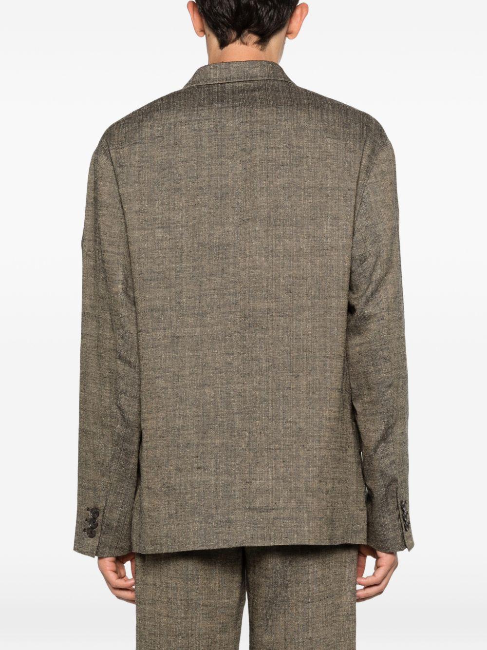 Blazer doppio petto halt in marrone Our legacy - uomo 