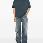 T-shirt Girocollo Virgil in blue Haikure - uomo 