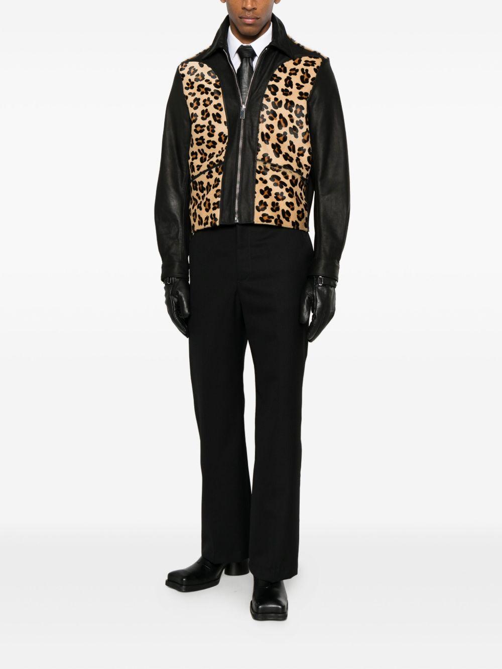 Giacca con pannello leopardato phreak  Second layer - uomo 