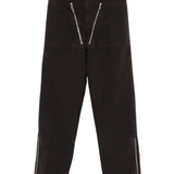 Pantaloni pexior con zip in marrone Dries van noten - uomo 