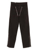 Pantaloni pexior con zip in marrone Dries van noten - uomo