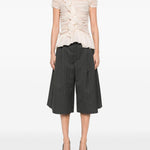 Top in seta Chuchu plissettato in rosa cipria Dries van noten - donna 