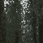 Abito lungo con paillettes in verde 