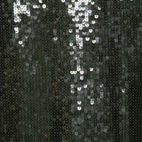 Abito lungo con paillettes in verde 
