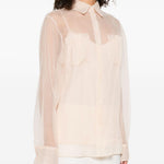 Camicia con trasparenze in rosa Ermanno Scervino - donna 