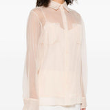 Camicia con trasparenze in rosa Ermanno Scervino - donna 