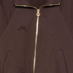 Felpa con cappuccio in marrone Rowen rose - donna 