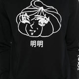 T-shirt a manica lunga stampata in nero Simone rocha - uomo 