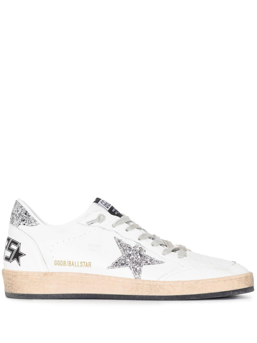 Sneakers ball star in bianco e grigio - GOLDEN GOOSE -  donna 