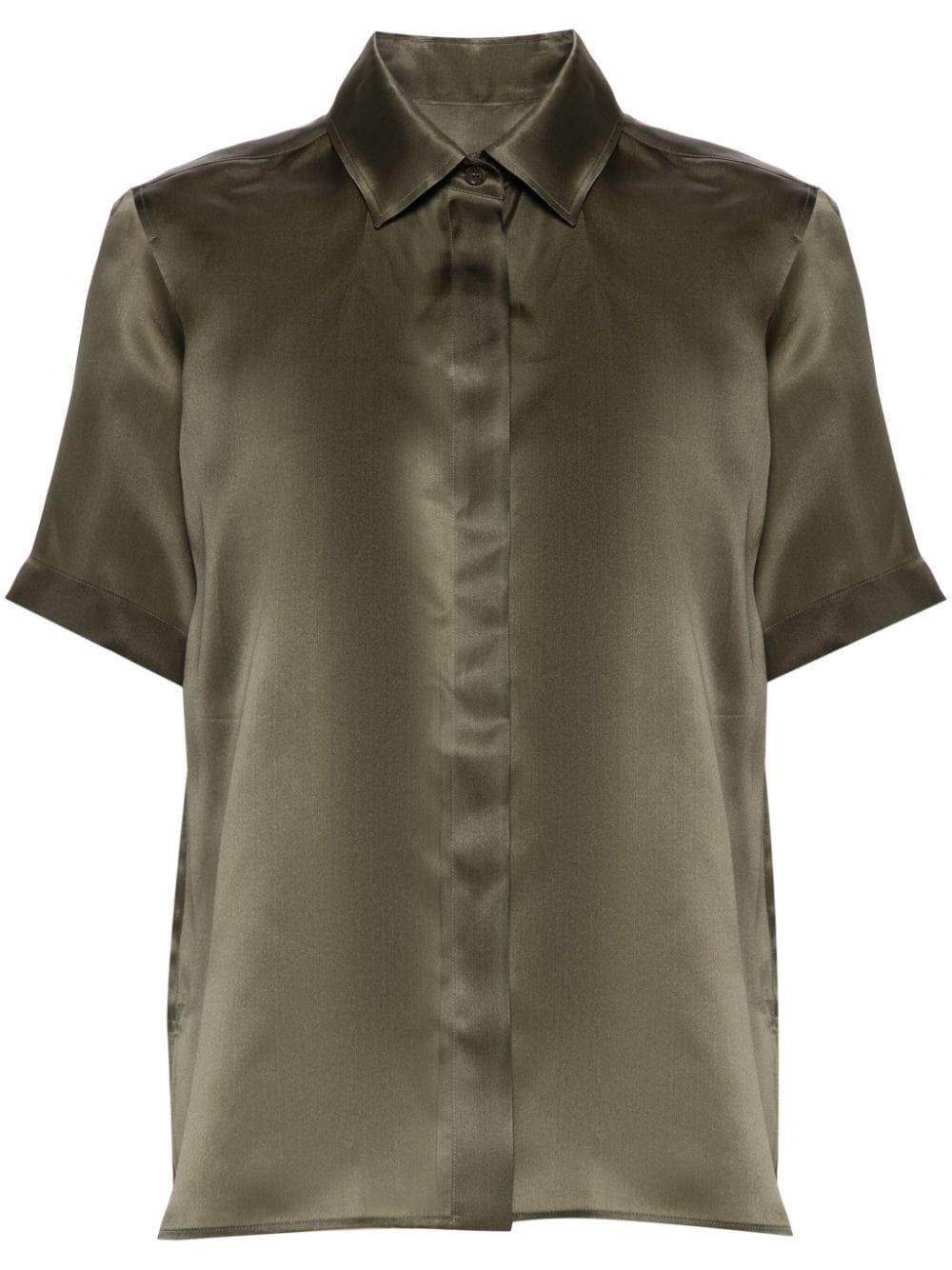 Camicia acanto in verde - donna 