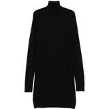 Abito midi a collo alto in nero Toteme - donna 