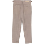 Pantaloni con pieghe e risvolto in marrone Briglia 1949- donna 