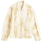 Giacca con stampa in beige e bianco Dries Van Noten - uomo 