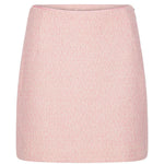 Gonna mini boucle in rosa 