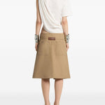 Shorts con cintura in beige Courrèges - donna 