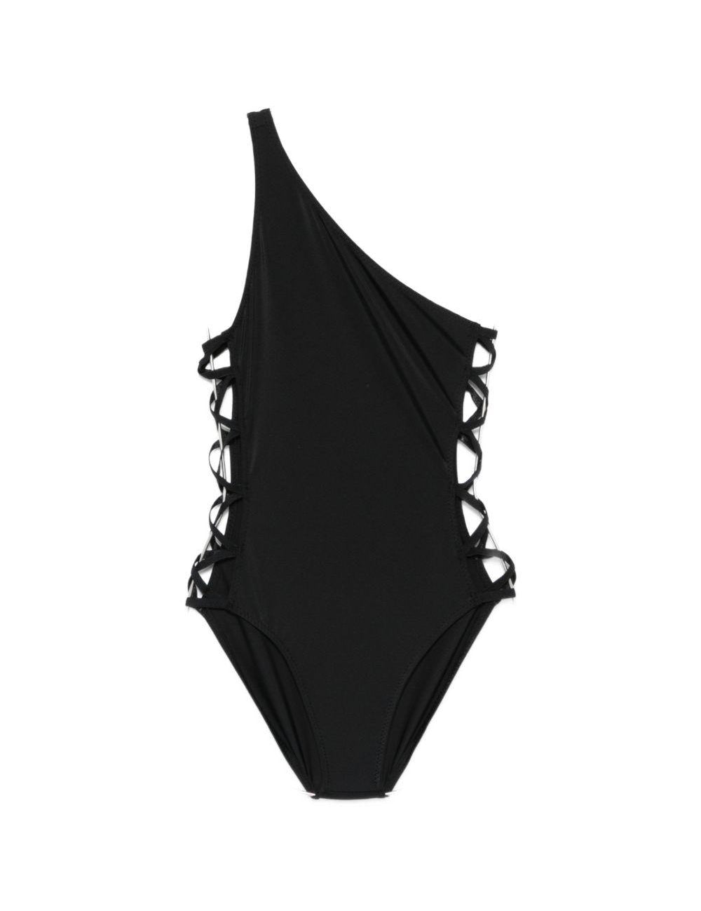 Costume da bagno monospalla in nero Norma kamali - donna 