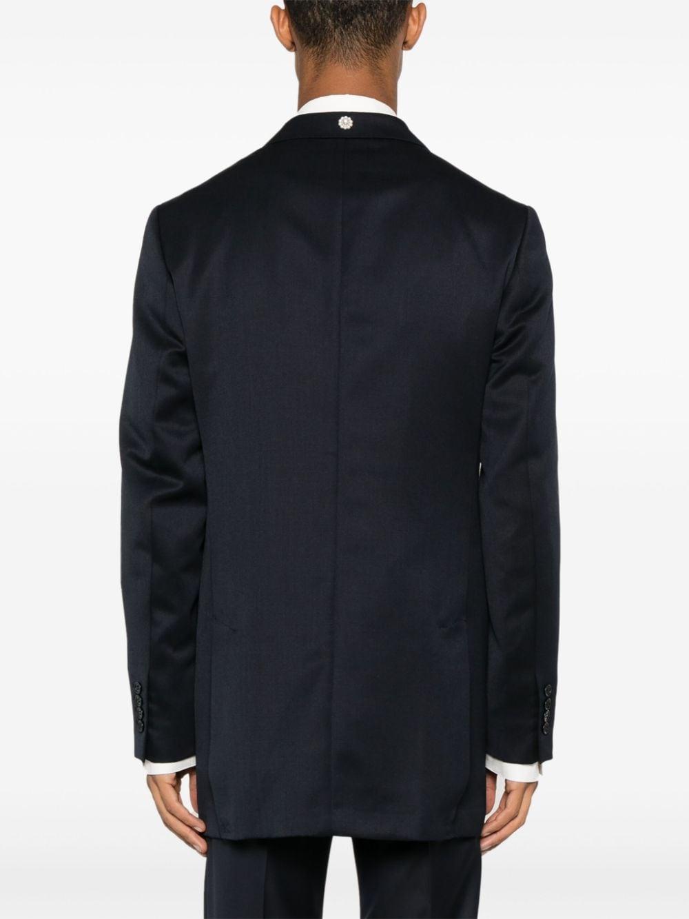 Blazer Venetian doppiopetto in blu Simone Rocha - uomo 