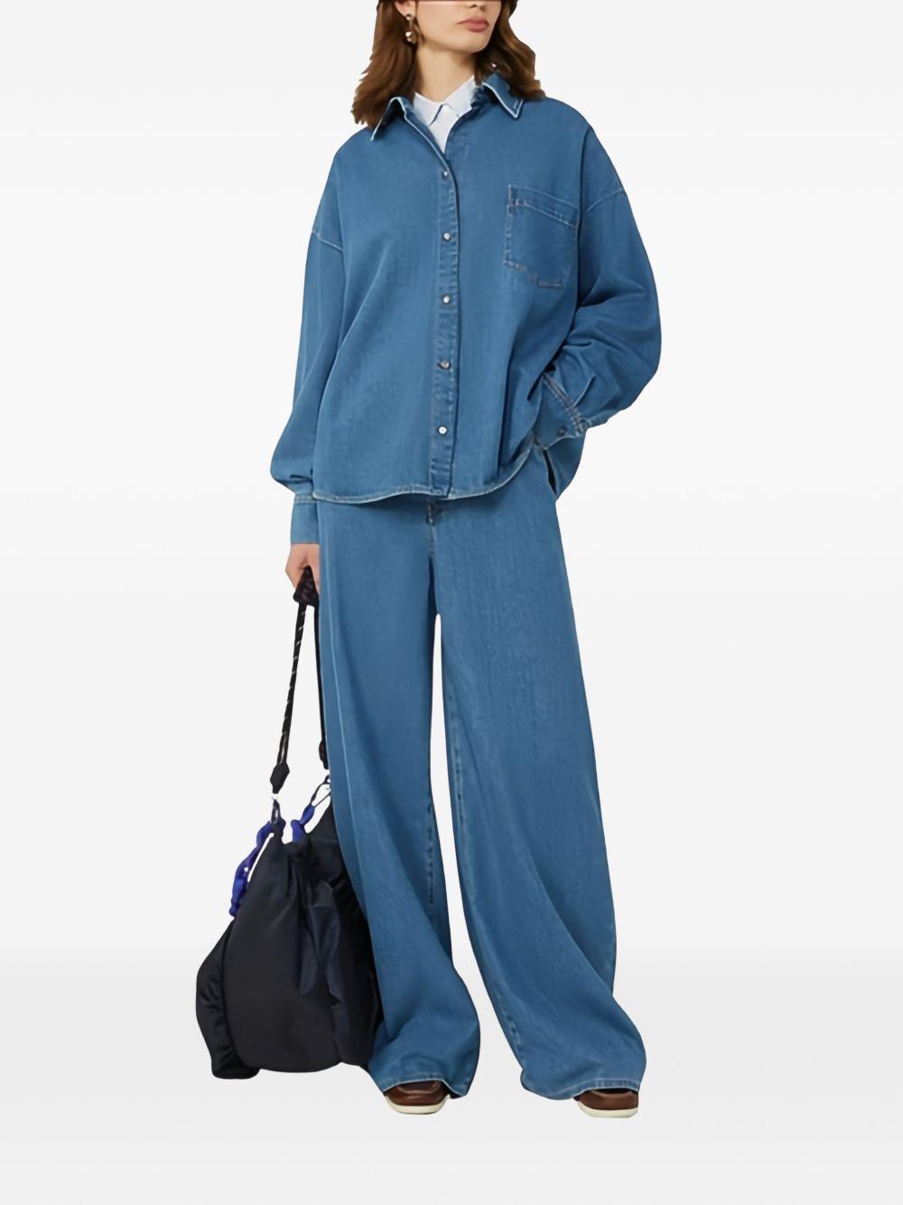 Jeans con bottoni in blu Maxmara weekend - donna 