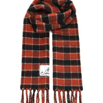 Sciarpa a quadri con in rosso e nero frange Marni - Unisex 