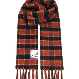 Sciarpa a quadri con in rosso e nero frange Marni - Unisex 