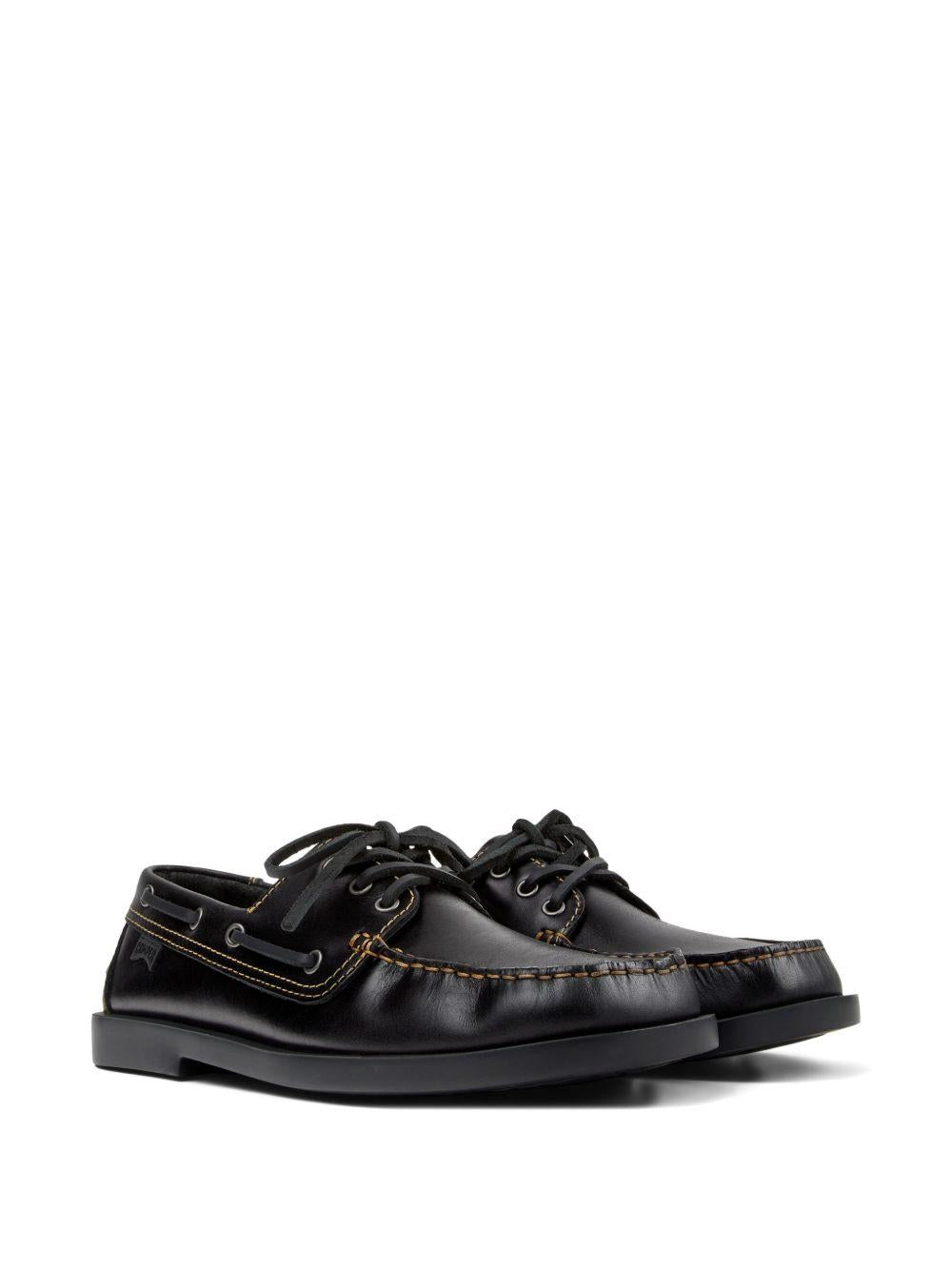 Mocassini Stringate Don in nero Camper - uomo 