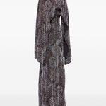 Abito con perline in nero Rabanne - donna 