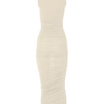 Abito midi drappeggiato in beige Wolford - donna 