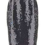 Gonna midi in paillettes in nero Rotate - donna 