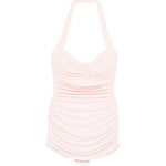 Costume da bagno intero con ruches Bill Mio in rosa Norma kamali - donna 