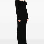 Abito maxi con cut-out in nero Giuseppe di morabito - donna 