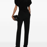 Camicetta drappeggiata in nero Norma kamali - donna 
