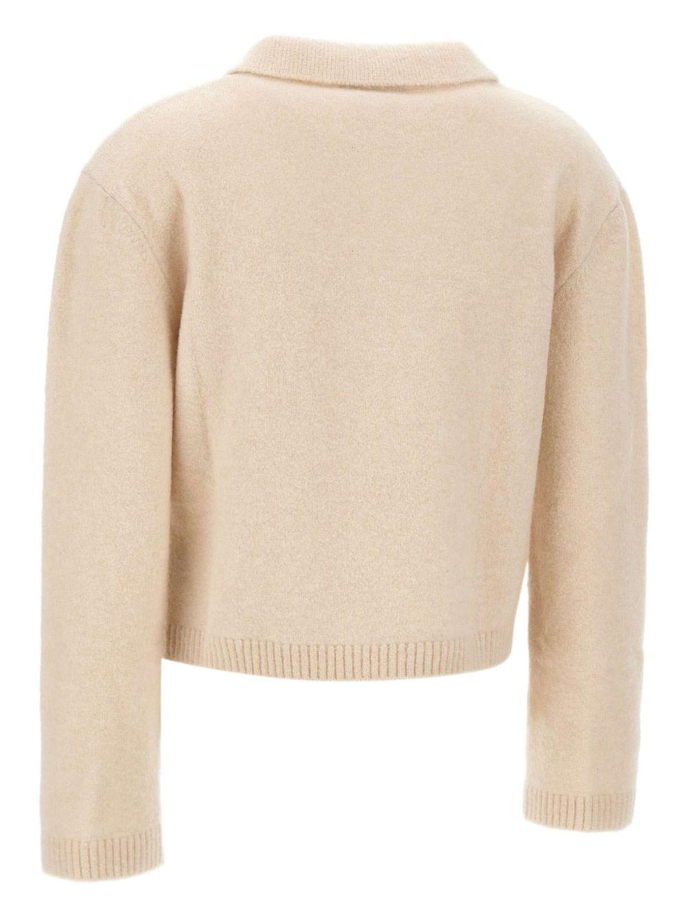Polo a maniche lunghe in beige Laneus - uomo 
