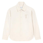 Giacca-camicia ami de coeur in avorio Ami Paris - uomo 
